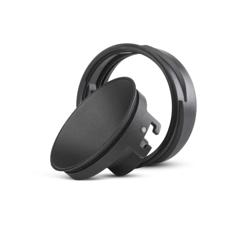Base for recessed mounting with ring